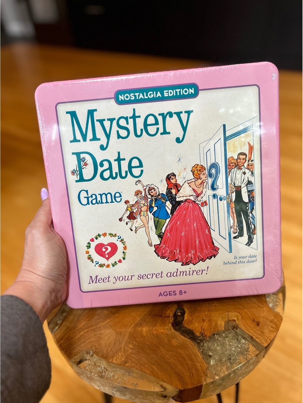 Mystery Date Nostalgia Edition Tin Box Game by Hasbro W.S Game Company Collectib
